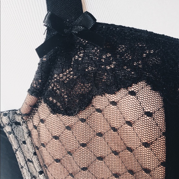 LAST ONE 🖤 Adjustable BLACK LACE BALCONETTE BRA - Picture 4 of 6